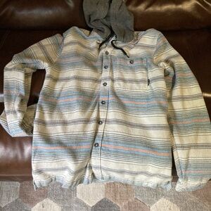 Billabong Flannel Hoodie